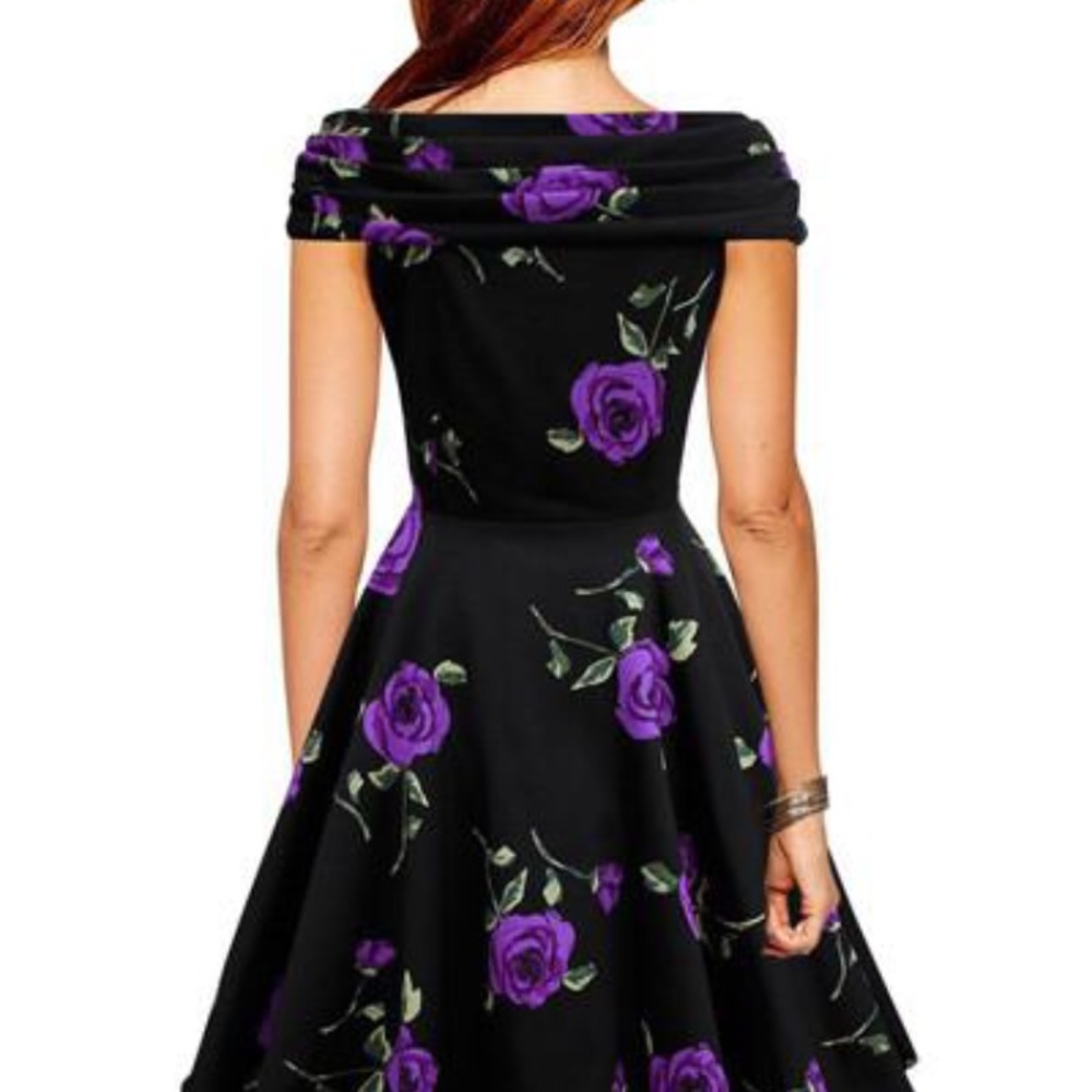 Floral vintage style dress - Picture 2 of 5